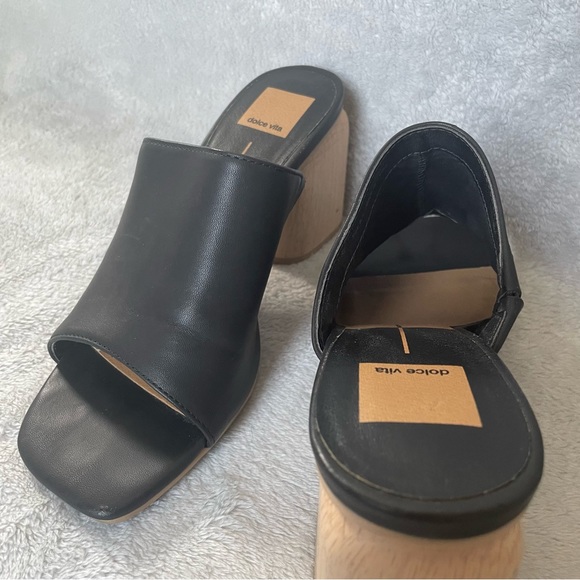 Dolce Vita Heeled Slip-on Sandals - Picture 3 of 4